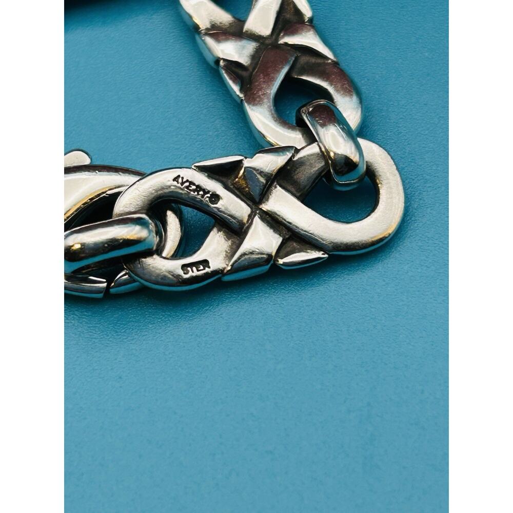 James Avery Retired 925 Sterling Silver Scrolled Infinity Link Bracelet 8" Inch - Picture 8 of 12